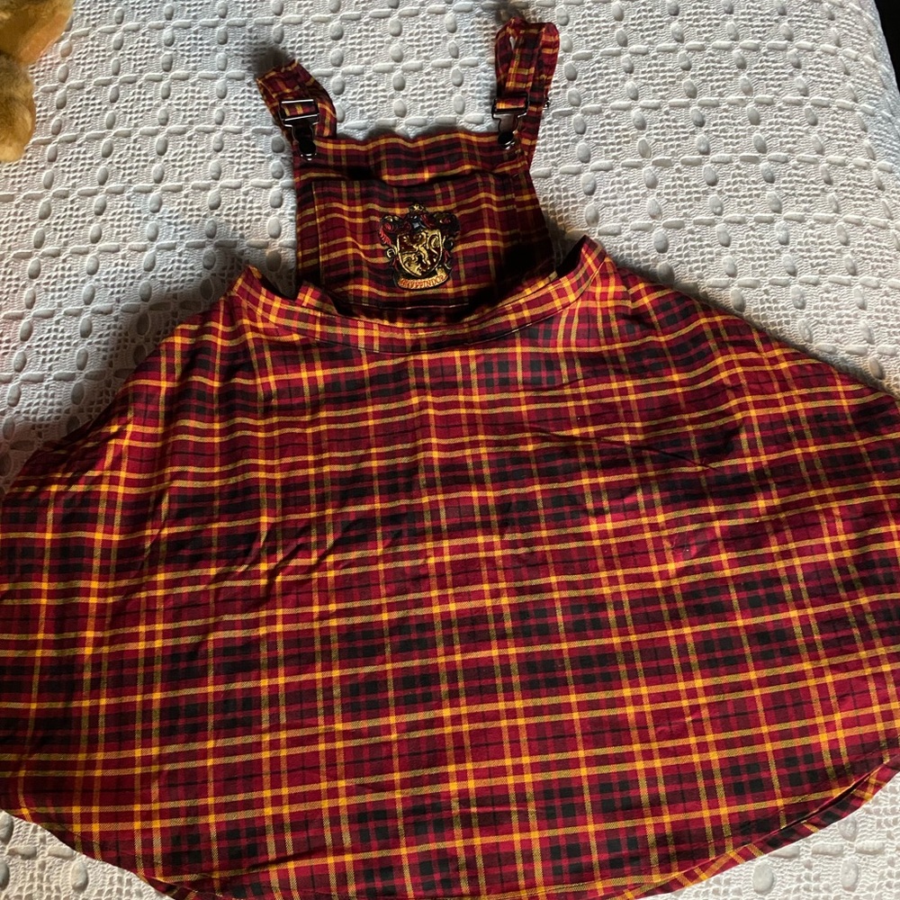 HARRY POTTER OVERALL PLAID SKIRT M